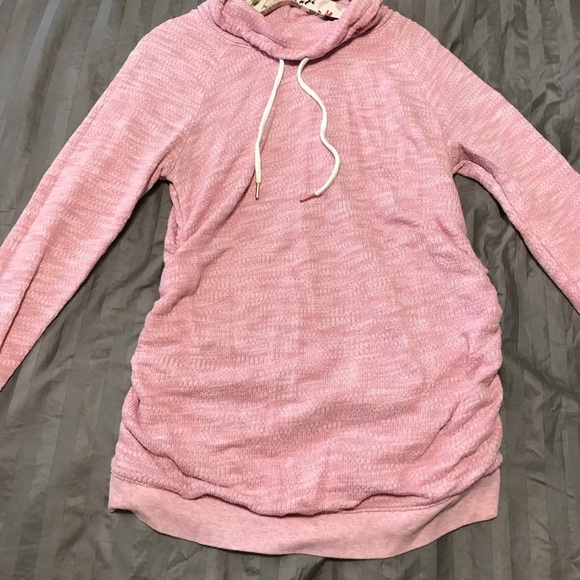 Tops - Isabel and Ingrid pink maternity sweatshirt